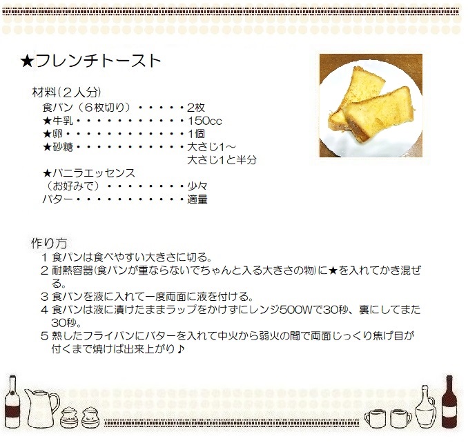 フレンチトースト２