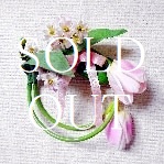ピンクのチューリップのリース