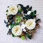 薔薇のリース