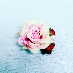 ピンクと赤薔薇のヘアアクセサリー